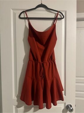 White Fox Boutique Red/Rust Orange Mini Dress